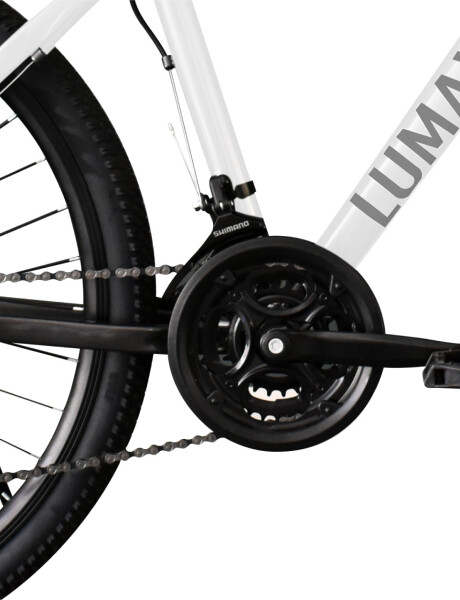 Bicicleta Montaña Aluminio rodado 26 Freno Disco Lumax Blanco