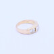 Anillo oro 18k y brillantes central carré y tallado esmeralda. Anillo oro 18k y brillantes central carré y tallado esmeralda.