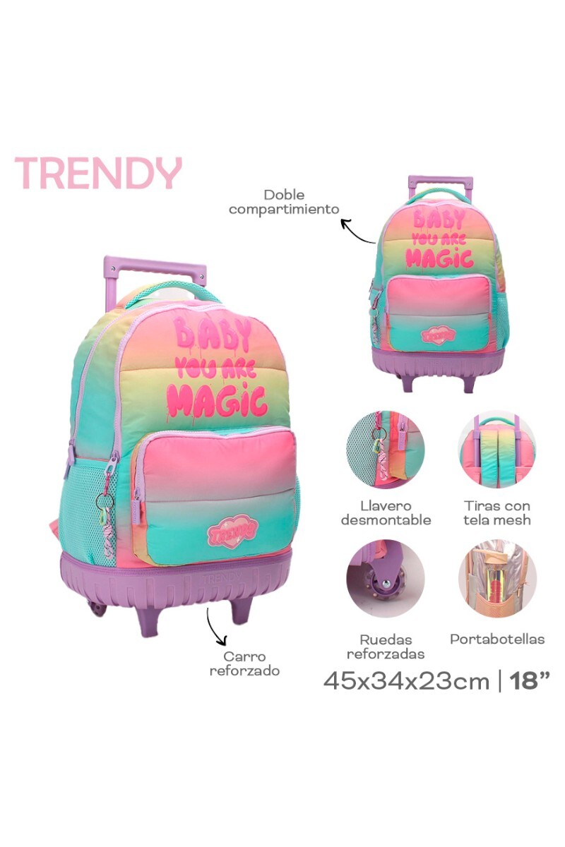 Mochila Carro Trendy Multicolor