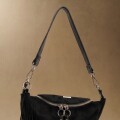Imagen de Cartera Gamuza Vegana - Negro