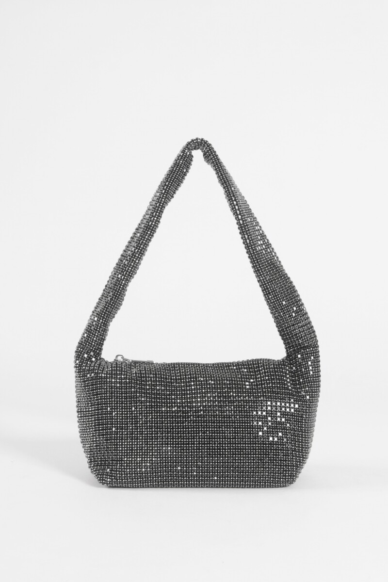 Cartera de fiesta shinny negro