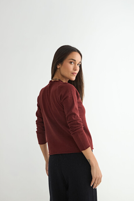 SWEATER NERINE BORDO