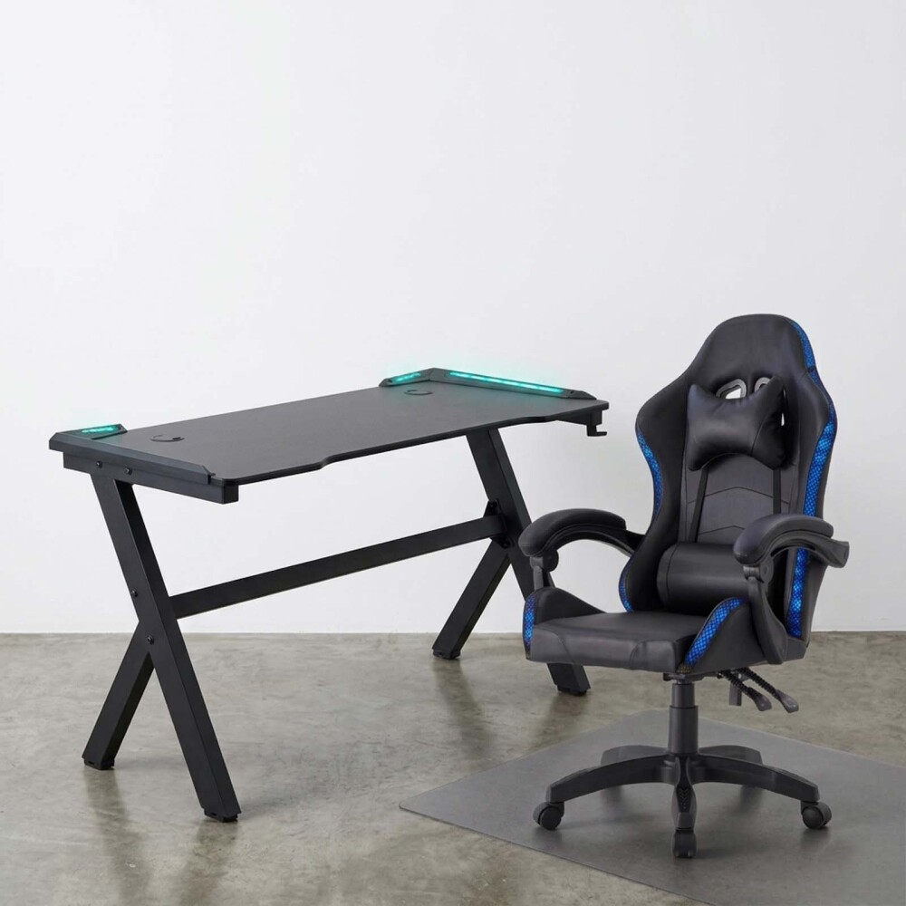SILLA LED + ESCRITORIO GAMER LED
