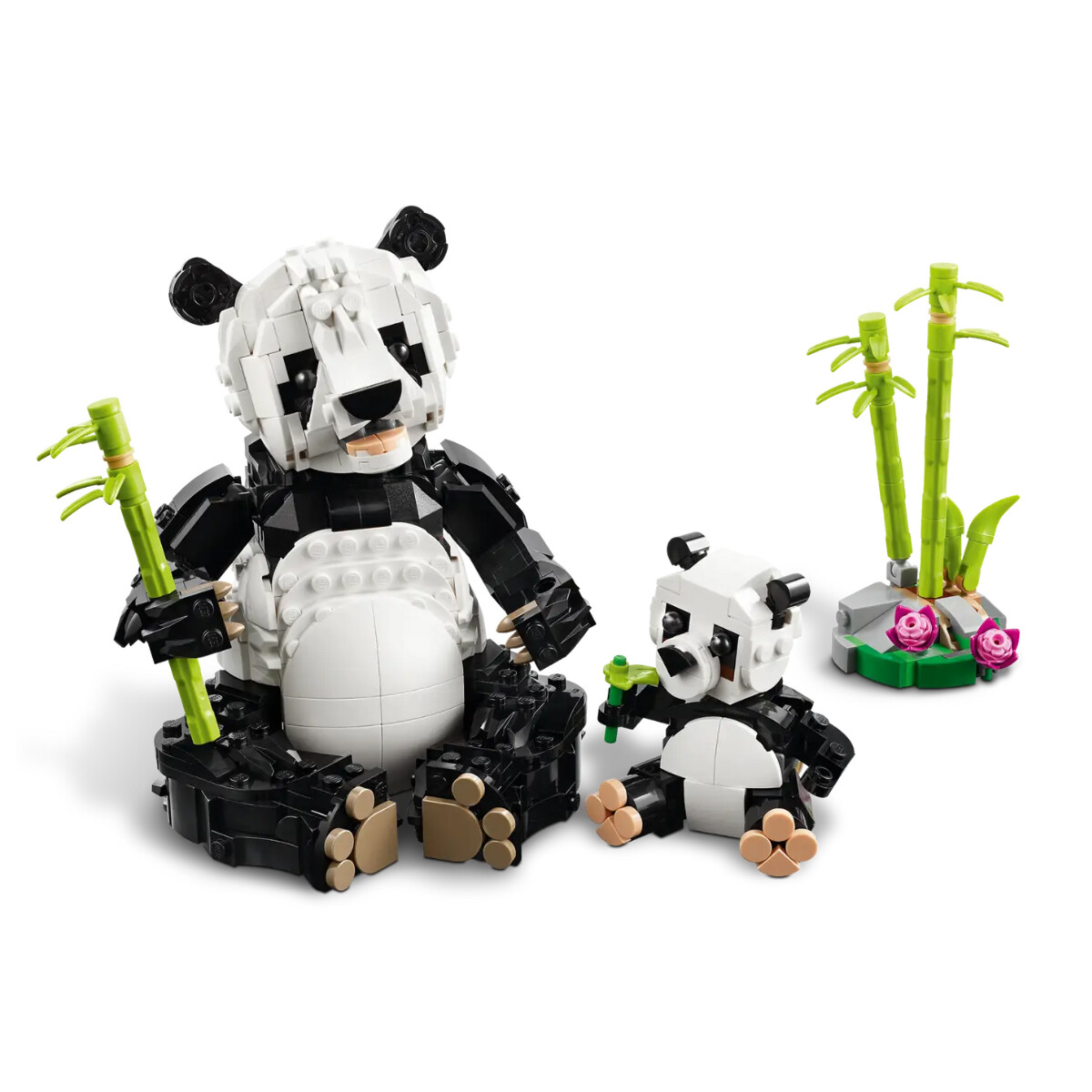 Fauna Salvaje Familia de Pandas Creator 3 en 1 Lego 