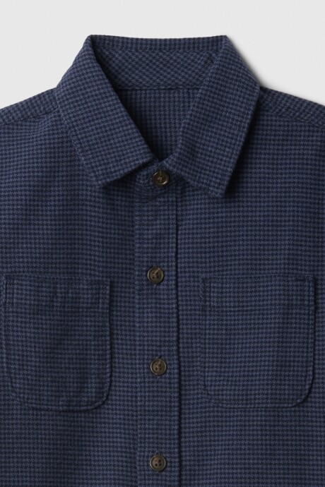 Camisa Flannel Niño Sargassus Blue