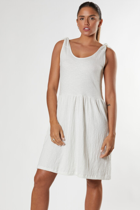 VESTIDO CORTO SERENE RUSTY Blanco