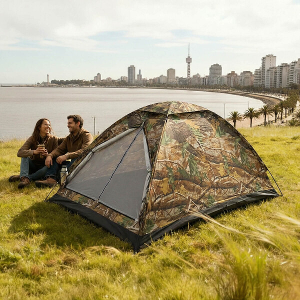 Carpa Camping Iglu 2 Personas Autoarmado Mosquitero 200x150 Imback Color Camuflado Carpa Camping Iglu 2 Personas Autoarmado Mosquitero 200x150 Imback Color Camuflado