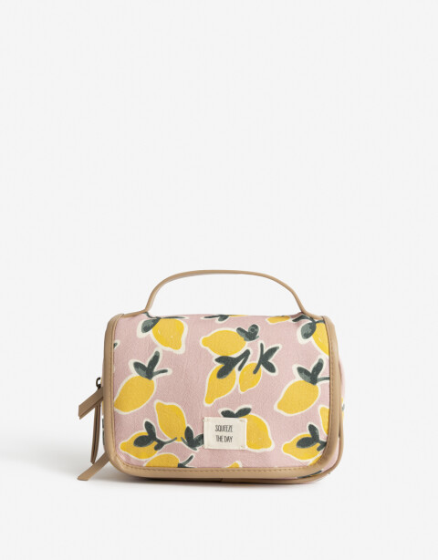 Porta Cosméticos Portacosméticos Con Solapa - Estampado Flores