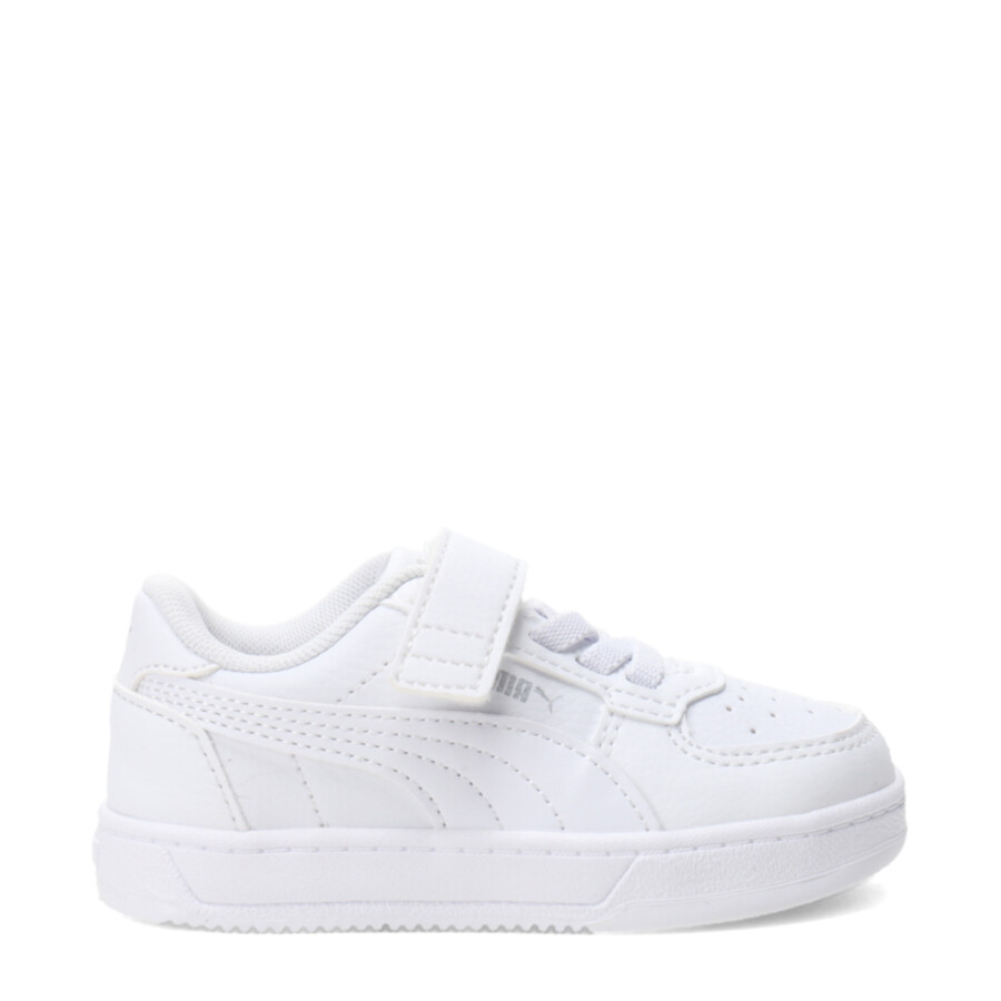 Championes Infantiles Puma Caven 2.0 Ac Infantil Blanco - Plata
