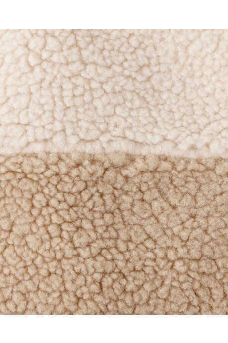 Chaleco de sherpa, beige Sin color