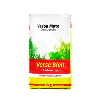 Yerba El Moncayo Verse Bien 1Kg Yerba El Moncayo Verse Bien 1k