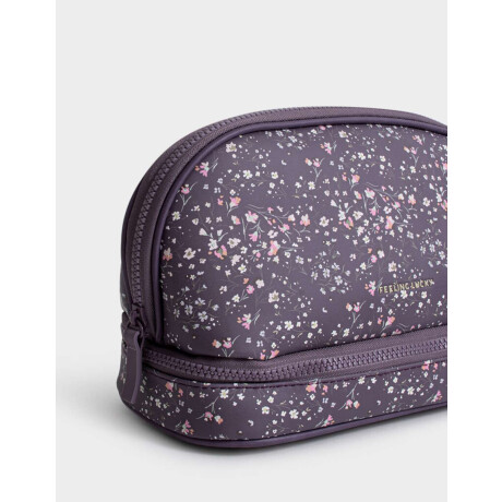 Portacosméticos Estampado Violeta Lavanda