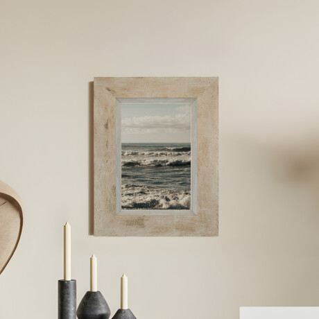 Portarretrato 10x15 textura marmol travertino MARRON CLARO