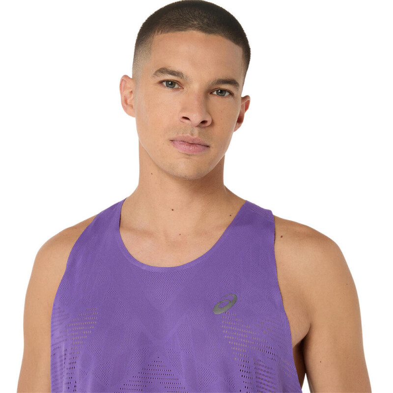 Bividi Running Metarun Singlet Hombre Edo Purple