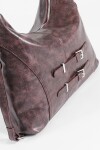 Cartera hobo - mochila con hebillas bordo
