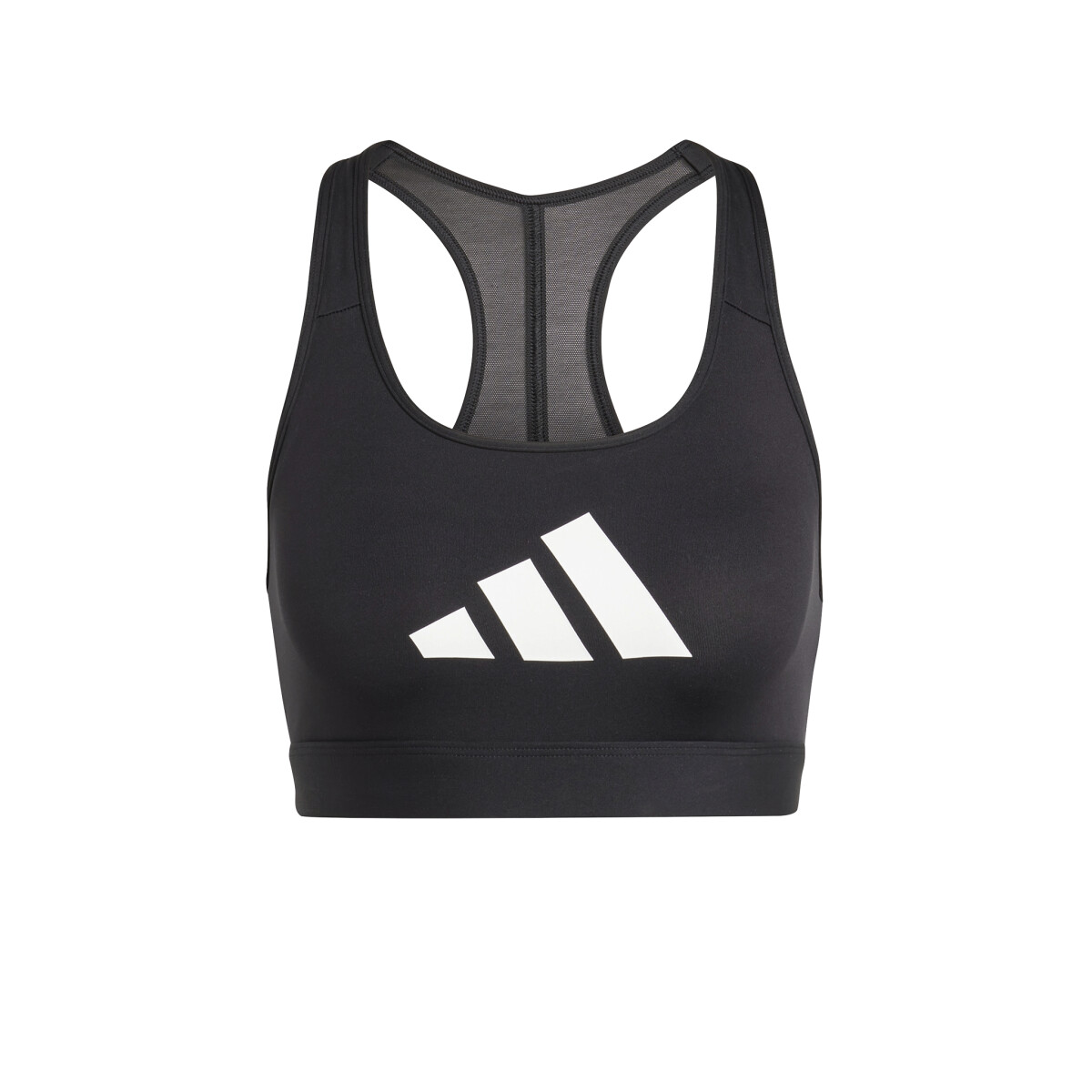TOP DEPORTIVO adidas POWERREACT BIG LOGO - Black & White 