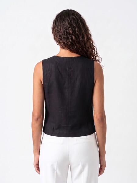CHALECO THAVIA NEGRO