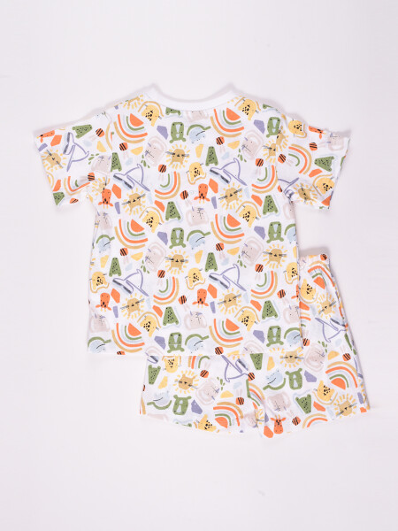 CONJUNTO PIJAMA ANIMALES ESTAMPADO 1