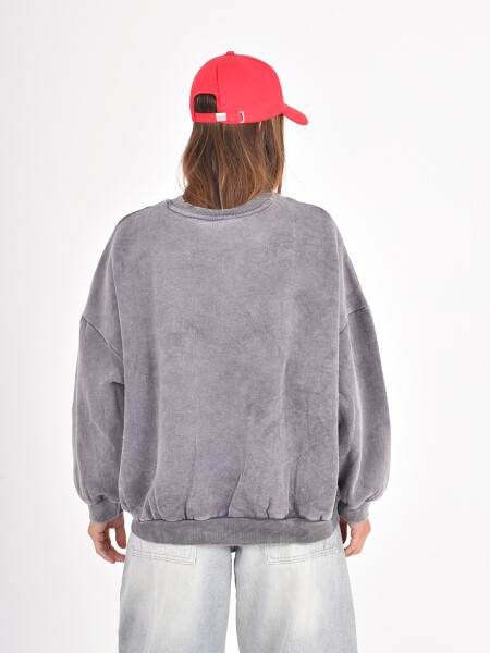 BUZO TEGRO GRIS OSCURO