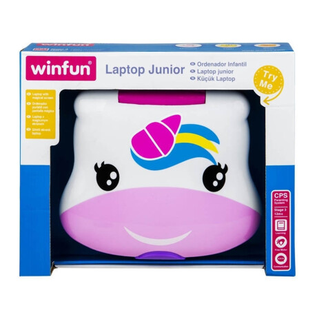 Laptop Bebé Tablero Aprendizaje Electrónico c/Música Winfun Laptop Bebé Tablero Aprendizaje Electrónico C/música Winfun