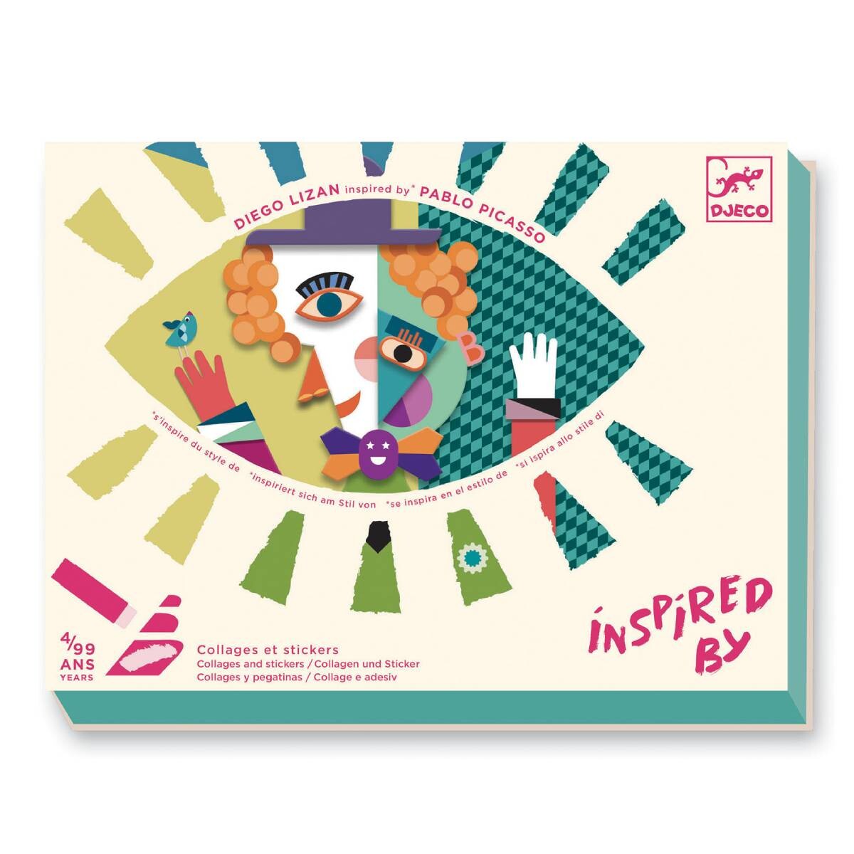 Collage y Stickers: Pablo Picasso Djeco 