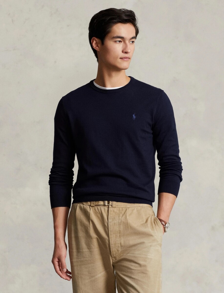 Sweater cuello base Polo Ralph Lauren - Navy 