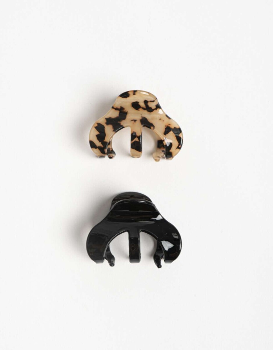 Set De 2 Broches Chicos Formato Pulpito - Cobre 