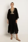 VESTIDO LARGO Negro