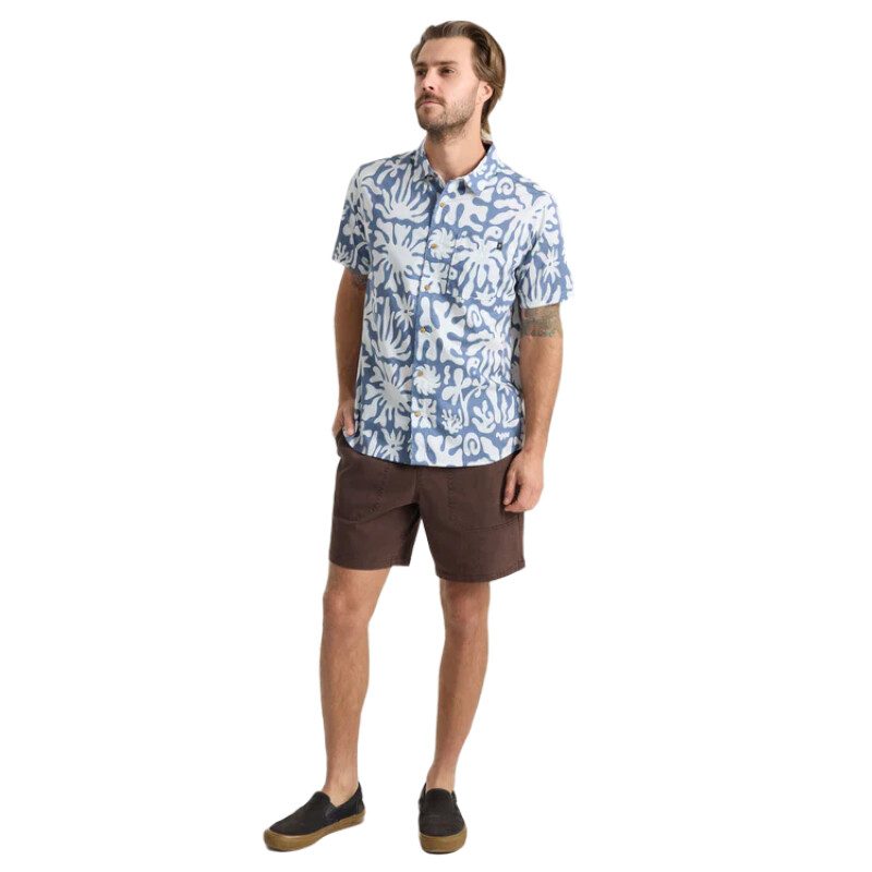 Camisa Roark Journey - Celeste Camisa Roark Journey - Celeste