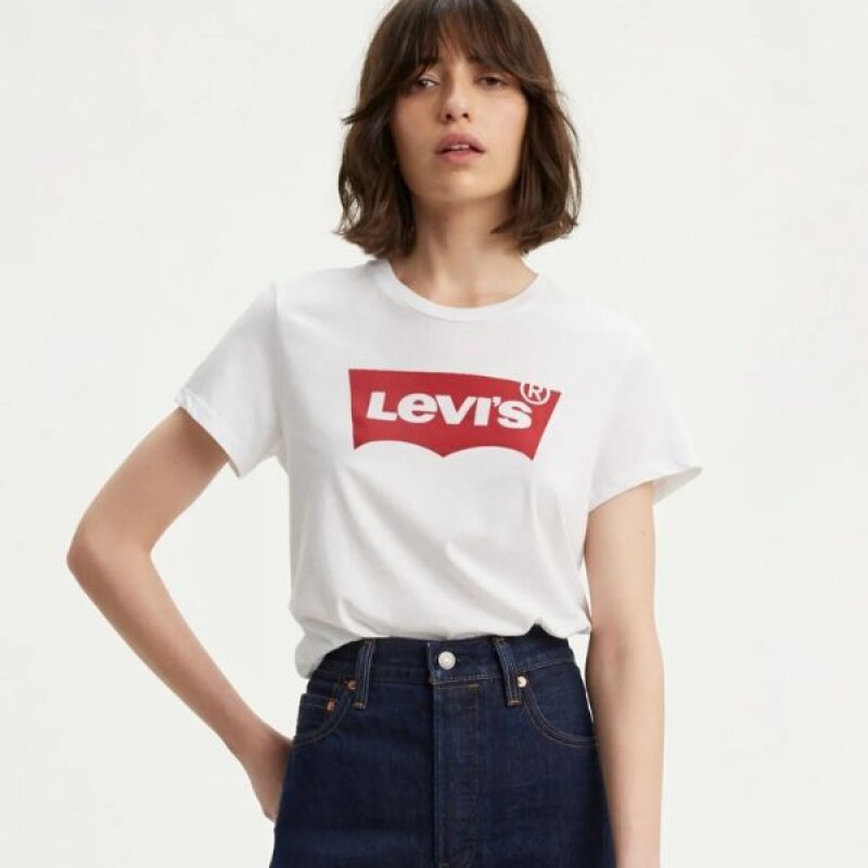Remera Levi’s The Perfect Tee Batwing Blanco