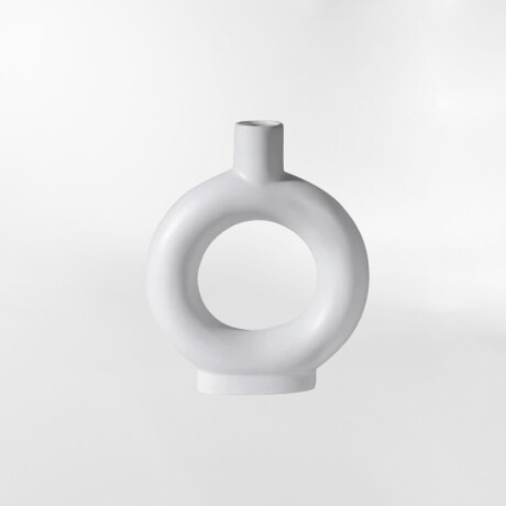 FLORERO CLAY Blanco - UNICO