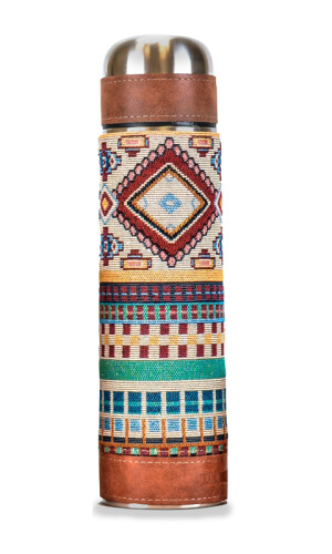 TERMO C/FAJA 1 LT. TAURO LADRILLO TELAR BOHO