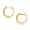 Aros Siena de oro amarillo 18K con brillantes Aros Siena de oro amarillo 18K con brillantes