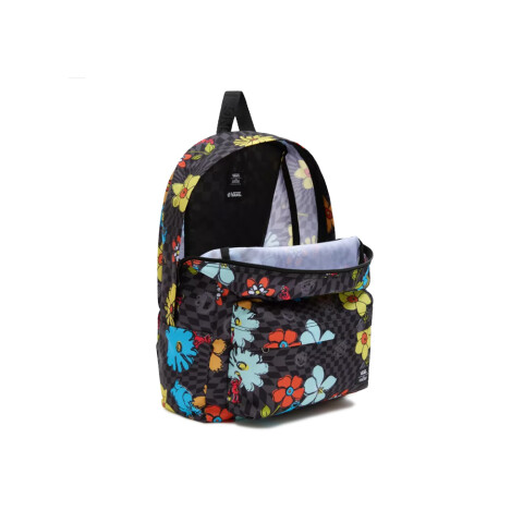 MOCHILA VANS X SESAME STREET OLD SKOOL Black & Flowers