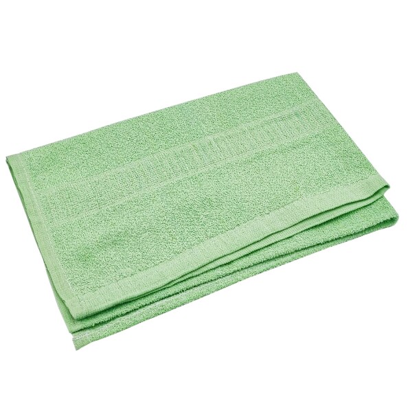 Juego 2 Piezas Toalla De Mano Y Toallón De Baño Algodon Color Variante Verde