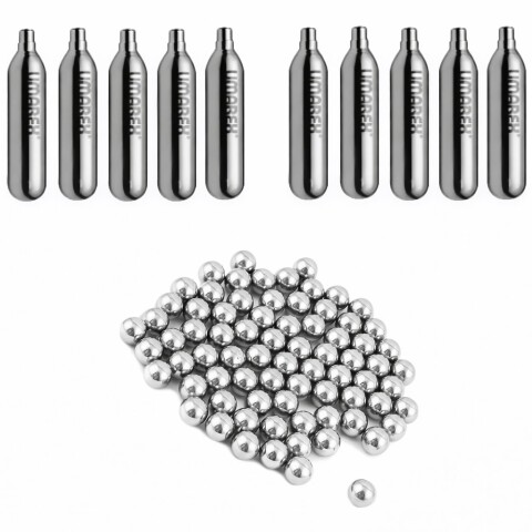 Balines De Acero 4,5mm 1500 Unidades + 10 Garrafa Co2 Umarex Balines De Acero 4,5mm 1500 Unidades + 10 Garrafa Co2 Umarex