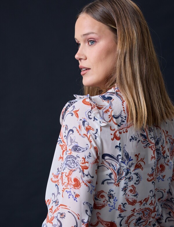 Vestido Arabescos CRUDO/MULTI