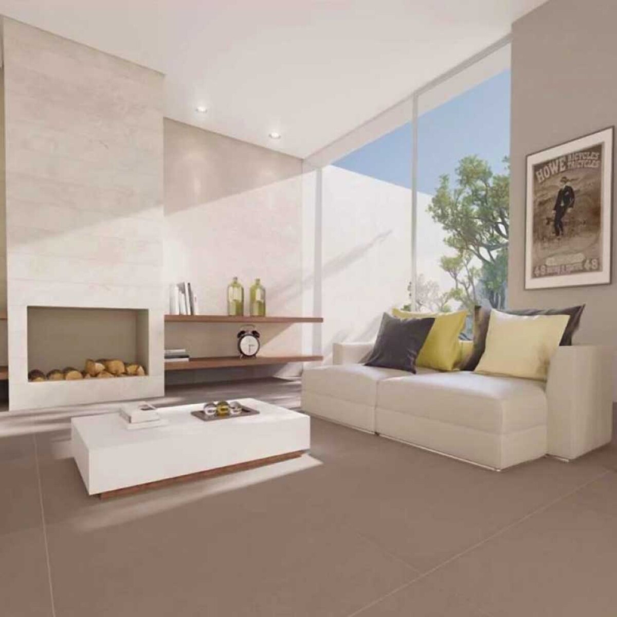 Porcelanato Cement Stone GR POL - 1.54m2 