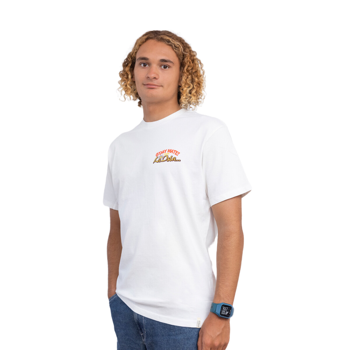 Remera Critical Slide La Isla Mate - Blanco 