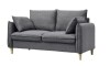 Sofá 3 cps OSLO Gris Oscuro PREVENTA