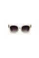 Tiwi Kerr Crystal Champagne With Burgundy Gradient Lenses (flat + Ar Backside)