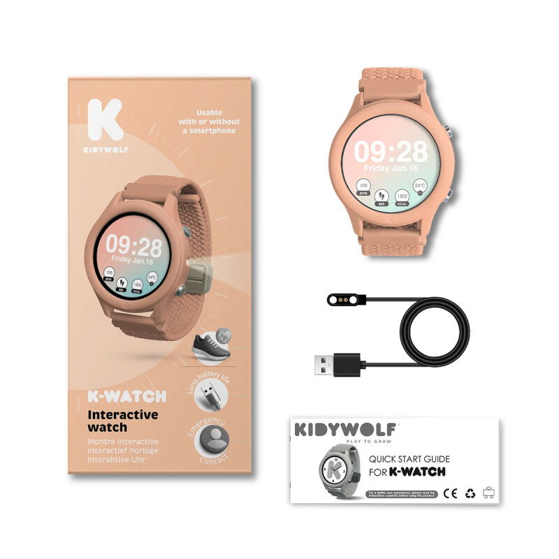 Reloj interactivo K-WATCH Coral Kidywolf Reloj interactivo K-WATCH Coral Kidywolf