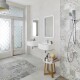 CERAMICA REVESTIMIENTO MATE GRIS HIDRAULICO 31.6X90 LINEA GAMAS DE GRIS