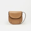 Mini Bag Mod en efecto cuero liso Taupe