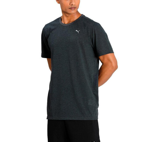 REMERA PUMA PERFORMANCE HEATHER Black