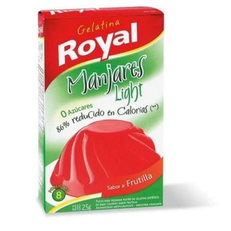 GELATINA ROYAL LIGHT 8P 25G FRUTILLA GELATINA ROYAL LIGHT 8P 25G FRUTILLA