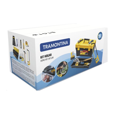 Caja De Herramientas Para Hogar Tramontina 19 Piezas 43800/991 Caja De Herramientas Para Hogar Tramontina 19 Piezas 43800/991