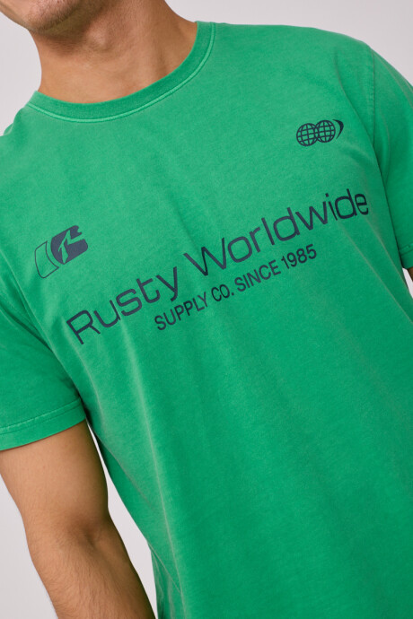 T-SHIRT ARLEN RUSTY Verde