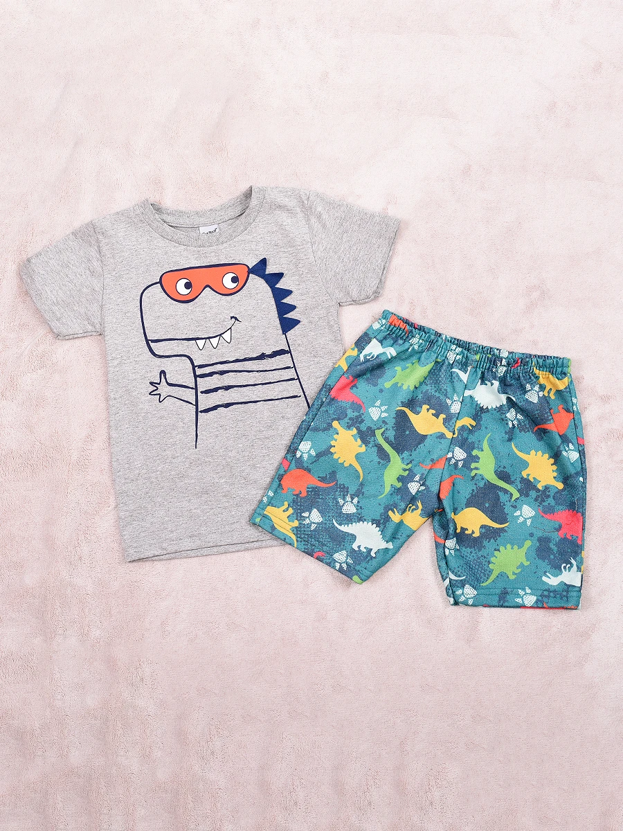 CONJUNTO DINO - GRIS 