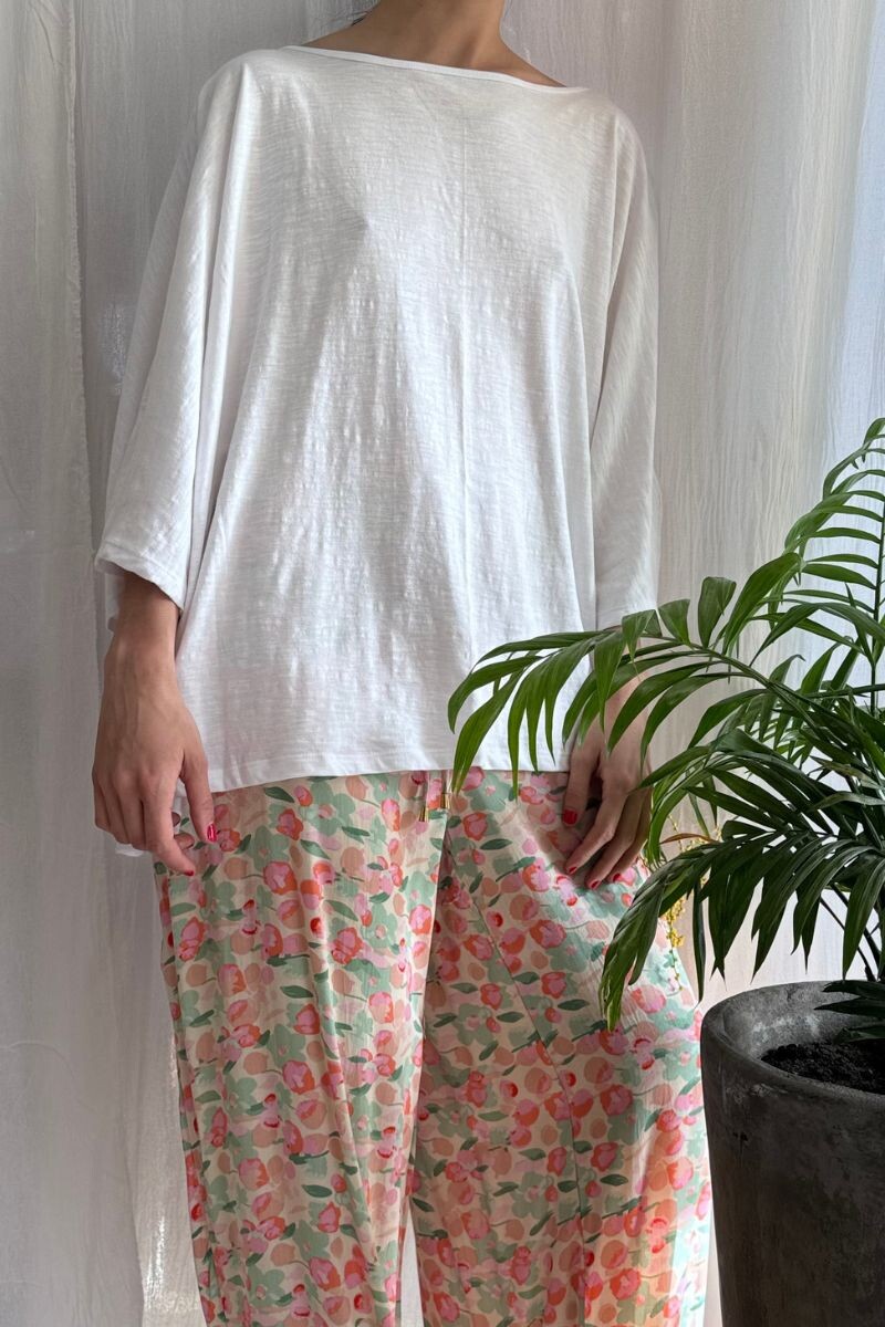 Remerón de bambú Blanco
